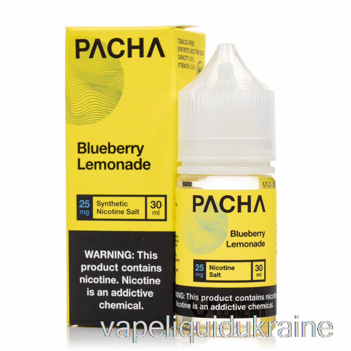 Vape Liquid Ukraine Blueberry Lemonade - PACHA Salts - 30mL 50mg